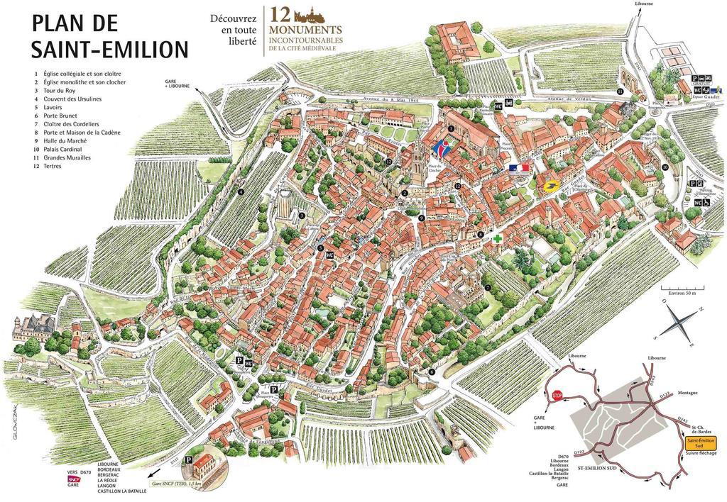 Logis Loiseau Avec Terrasse Apartment Saint-Emilion Ngoại thất bức ảnh